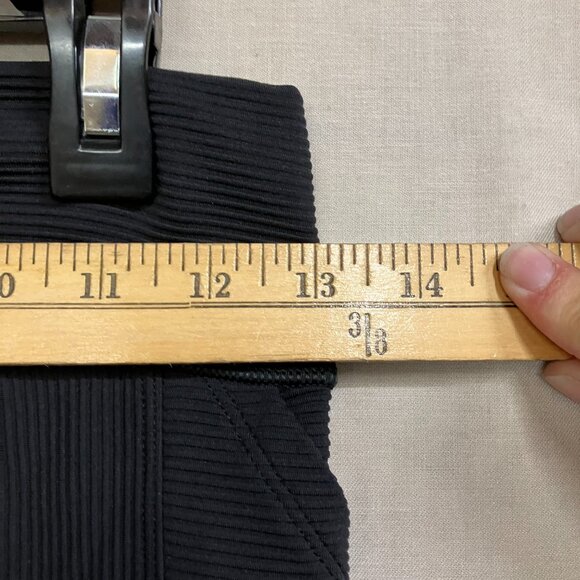 A New Day Women's Small Black High Rise Faux Leather Leggings Ankle Zip Slim Fit - Picture 12 of 13